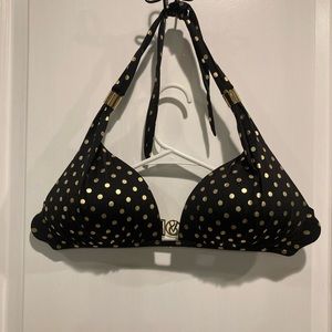 Polka dot halter top